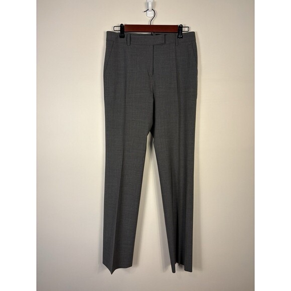 Brooks Brothers Pants - Brooks Brothers Caroline Fit Trouser Pants Straight Leg Gray Size 4 Wool Stretch